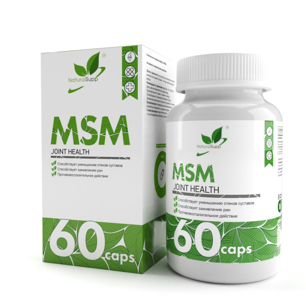 NaturalSupp MSM 60 capsules