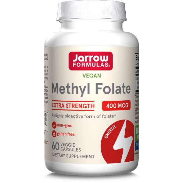 Jarrow Formulas MethylFolate 400 mcg 60 veg capsules