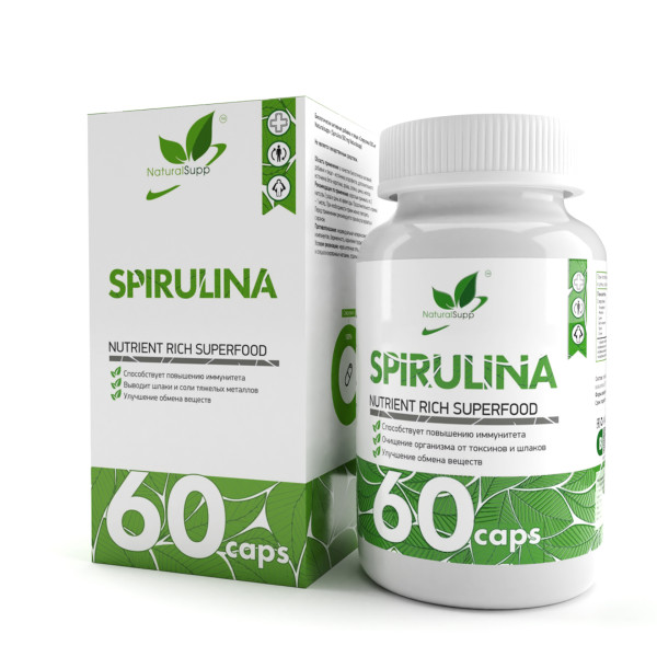 NaturalSupp Spirulina 60 capsules