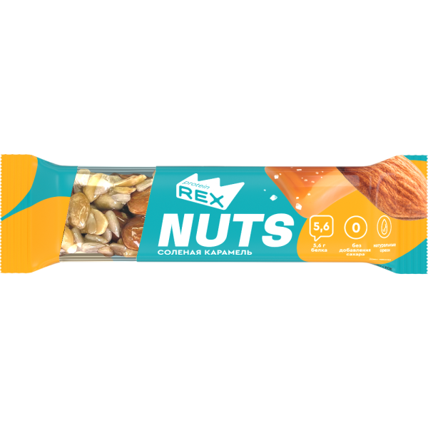 Protein Rex Nuts 40 grams (Соленая карамель)