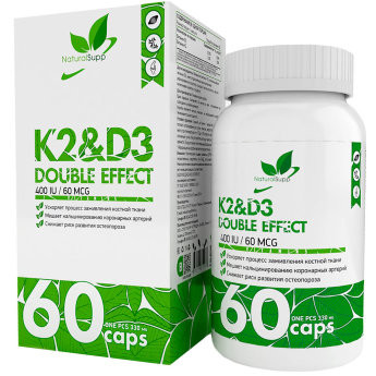 NaturalSupp D3+K2 60 capsules