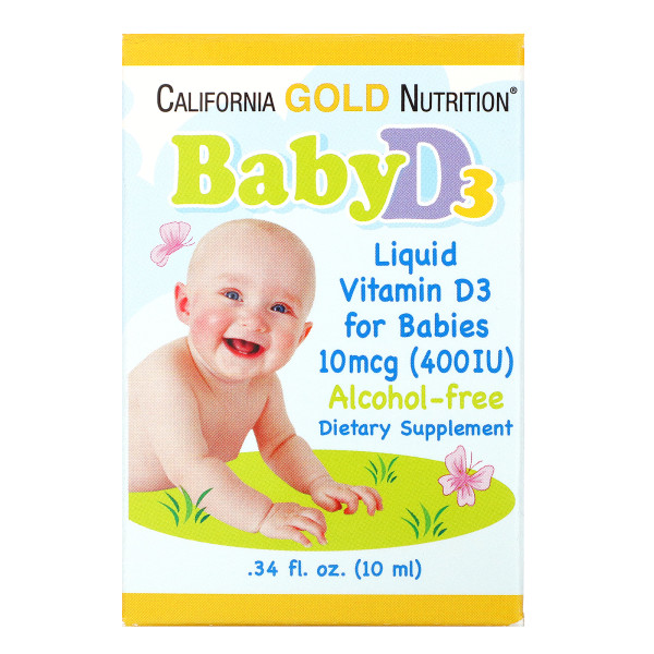 California Gold Nutrition Baby D3 400 ME 10 ml