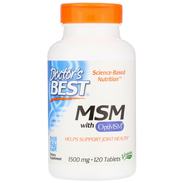 Doctor's Best MSM 1500 mg 120 tablets