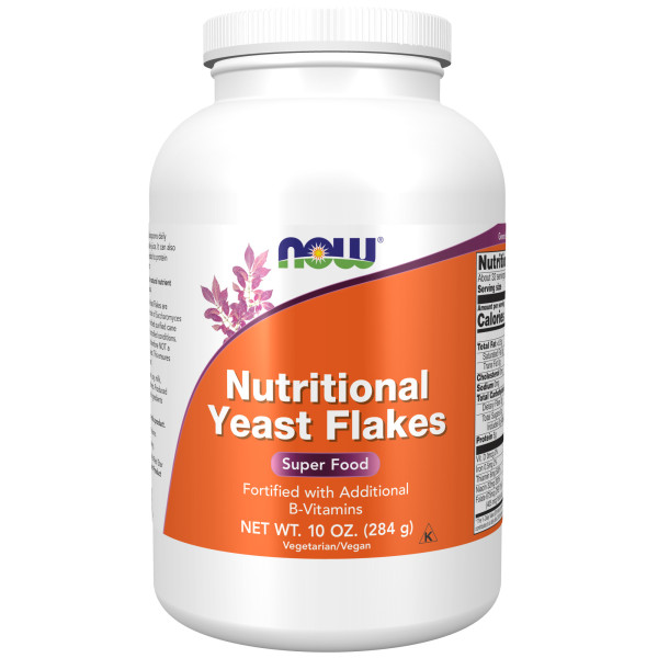 NOW Nutritional Yeast Flakes 284 grams