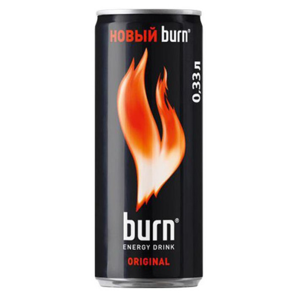 Burn Energy Drink 330 ml (Яблоко-Киви)