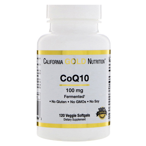 California GOLD Nutrition CoQ10 100 mg 120 veg softgels