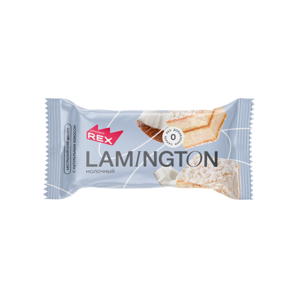 Protein Rex lamington 50 grams (Ламингтон молочный)