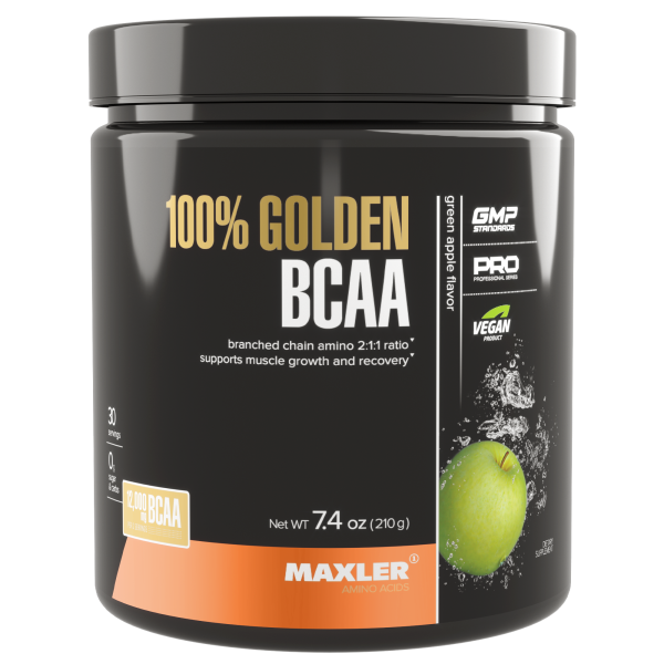 Maxler 100% Golden BCAA 210 grams (Яблоко)