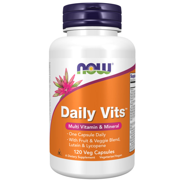 NOW Daily Vits 120 veg capsules