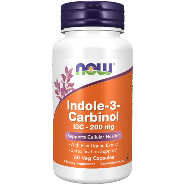 NOW Indole-3-carbinol 200 mg 60 veg capsules