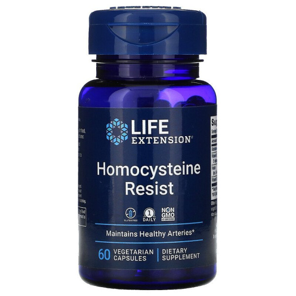 Life Extension Homocysteine resist 60 veg capsules