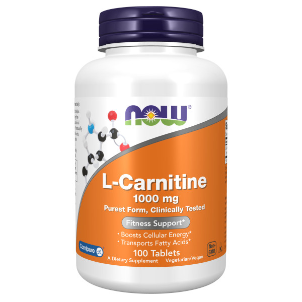 NOW L-Carnitine tartrate 1000 mg 100 tablets