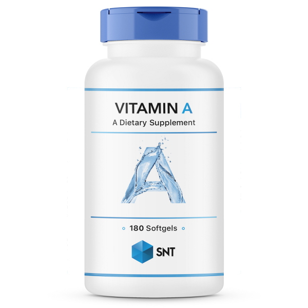 SNT Vitamin A 10000 ME 180 softgels Срок 21.12.2025