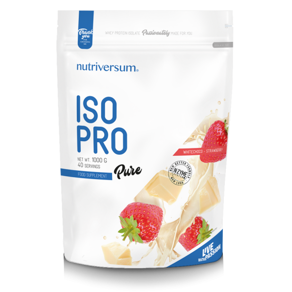 Nutriversum Протеин Изолят ISO Pro 700 грамм (Белый шоколад - клубника)