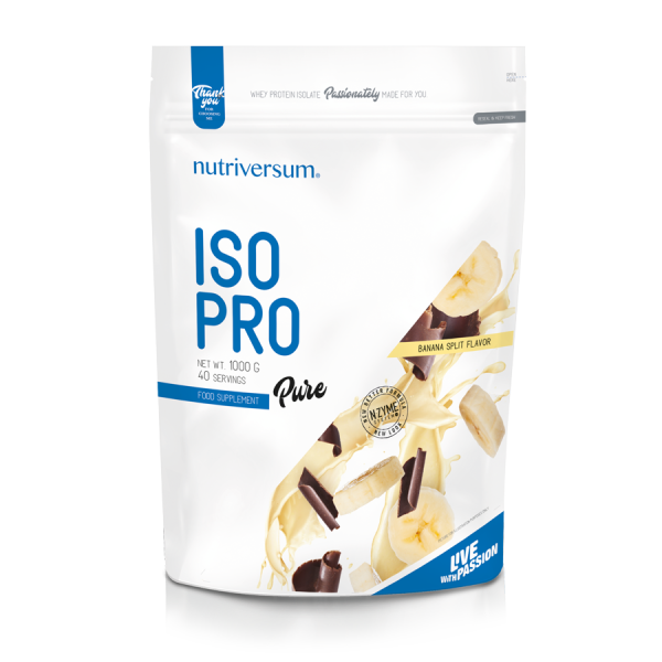 Nutriversum Протеин Изолят ISO Pro 700 грамм (Банановый сплит)