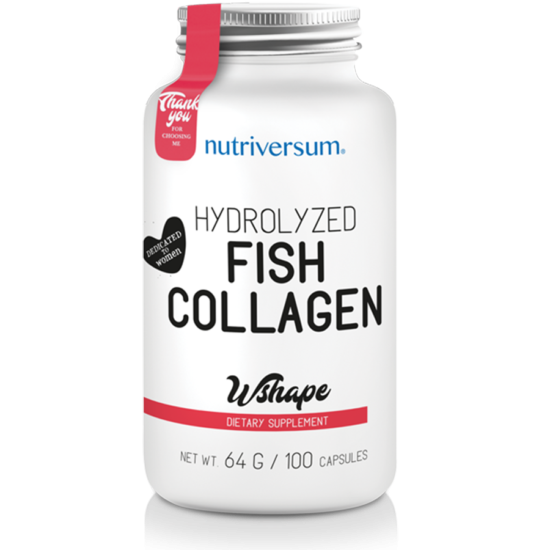 Nutriversum Wshape Fish Collagen 100 capsules