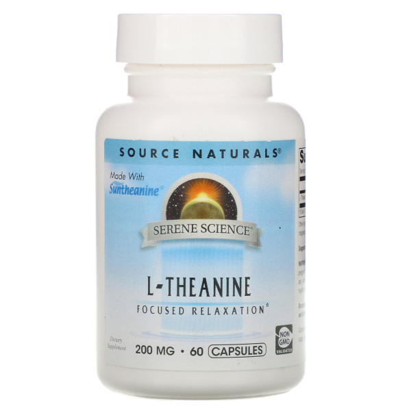 Source Naturals L-Theanine 200 mg 60 capsules