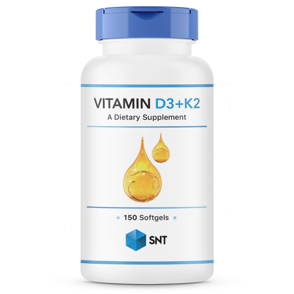 SNT Vitamin D3 + K2 2000 ME / 45 mcg 150 softgels