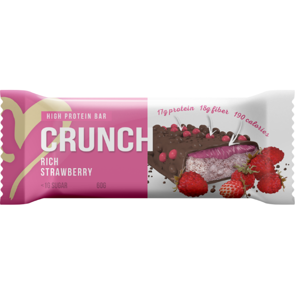 BootyBar Crunch 60 grams (Пряная земляника)