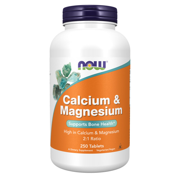 NOW Calcium & Magnesium 250 tablets