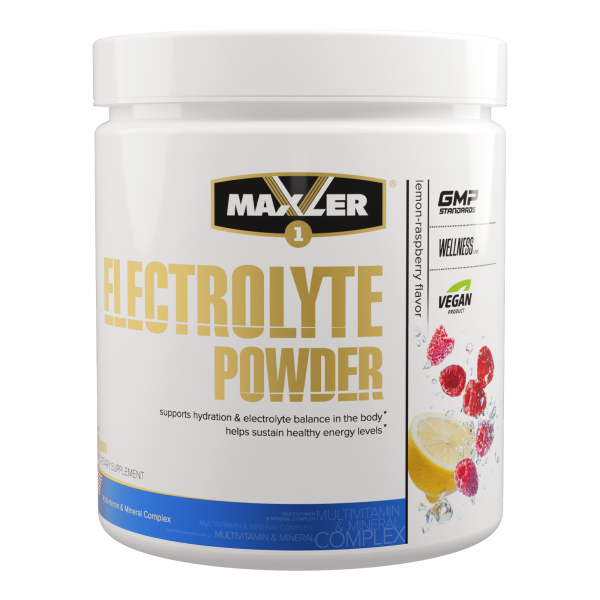 Maxler Electrolyte powder 204 grams (Лимон - малина)