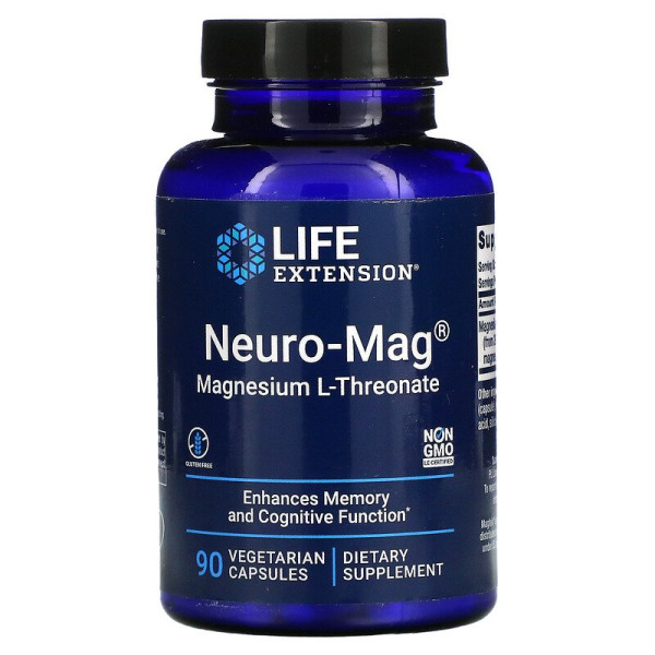Life Extension Neuro - Mag magnesium L-Treonate 90 veg capsules