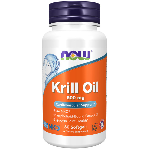 NOW Krill Oil 500 mg 60 softgels