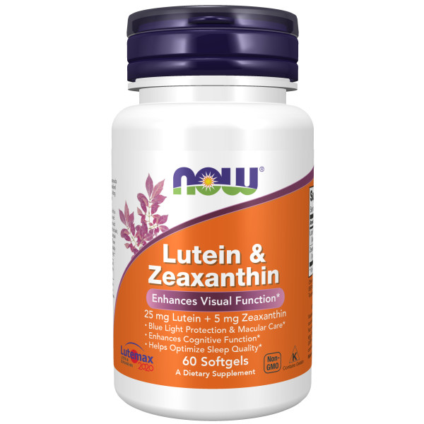 NOW Lutein & Zeaxanthin 60 softgels