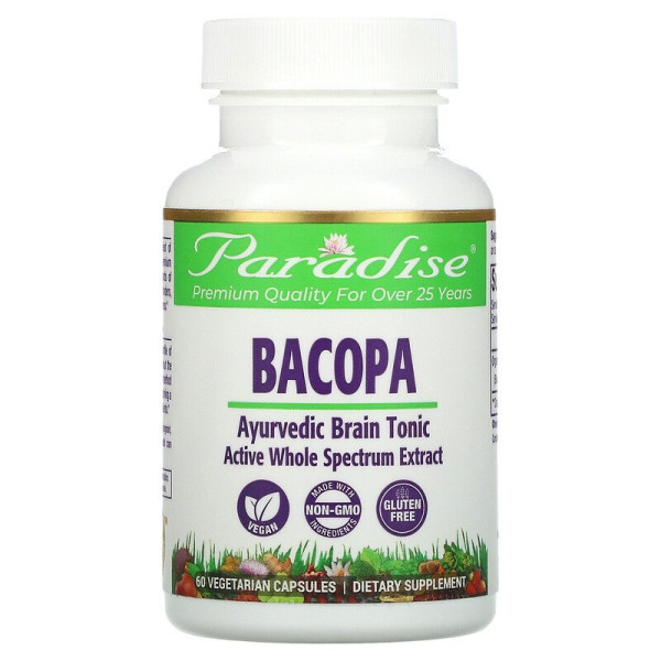 Paradise Bacopa 60 veg capsules