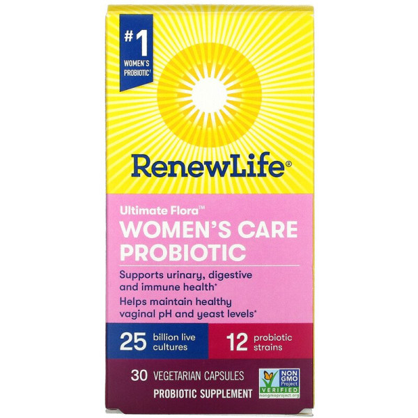 RenewLife Ultimate Flora Womens care probiotic 30 veg capsules Срок 30.09.2025