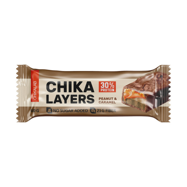 Chikalab Chika Layers 60 grams (Соленая карамель и арахис)