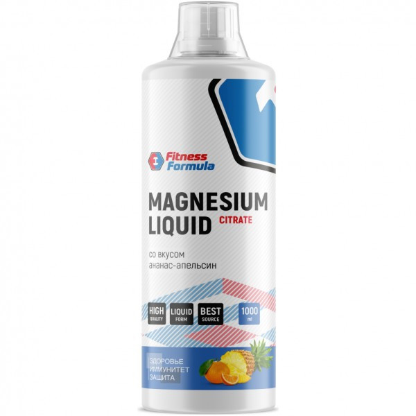 Fitness Formula Liquid Magnesium 1000 ml (Ананас-апельсин)