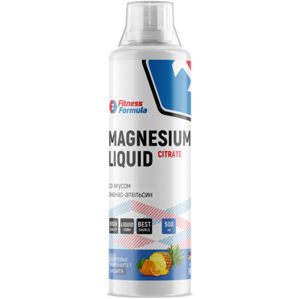 Fitness Formula Liquid Magnesium 500 ml (Ананас - апельсин)
