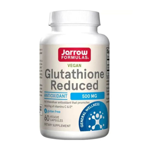 Jarrow Formulas Glutathione Reduced 500 mg 60 veg capsules