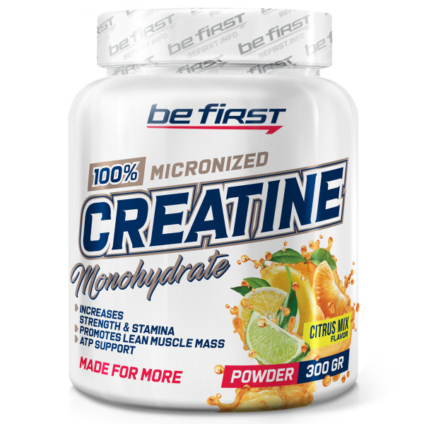 Be First Creatine 300 grams (Цитрусовый микс)