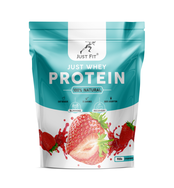 Just Fit Whey Protein 900 grams (Клубника)