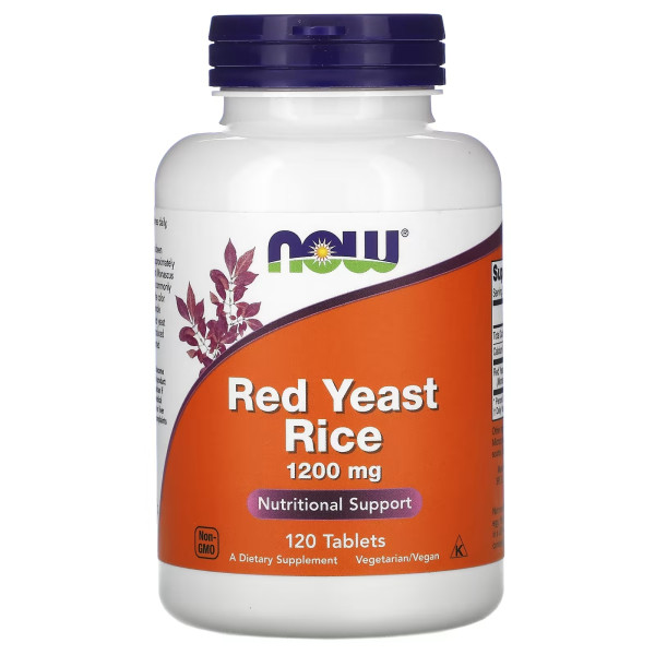 NOW Red Yeast Rice 1200 mg 120 tablets
