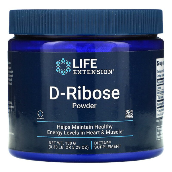Life Extension D-Ribose powder 150 grams