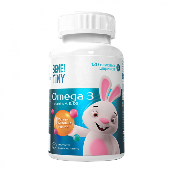BeneTiny Omega 3 120 шариков