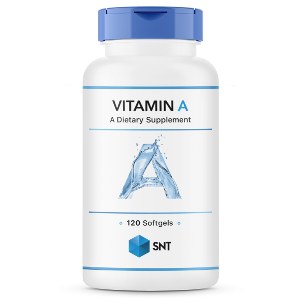 SNT Vitamin A 10000 ME 120 softgels Срок 21.12.2025
