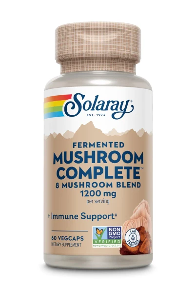 Solaray Fermented Mushroom Complete 600 mg 60 veg capsules