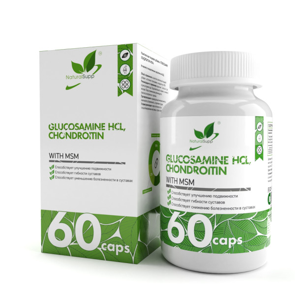 NaturalSupp Glucosamine chondroitin 60 capsules