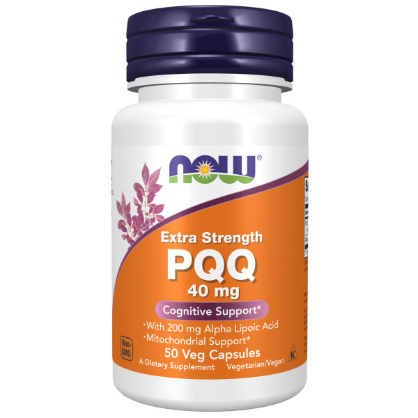 NOW PQQ 40 mg 50 veg capsules