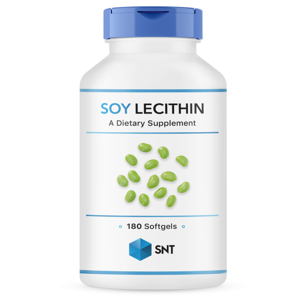 SNT Soy Lecithin 1200 mg 180 softgels Срок 20.11.2025