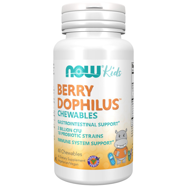 NOW Berry Dophilus Kids 60 chewables