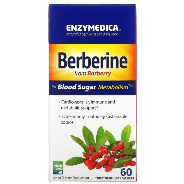 Enzymedica Berberine 60 capsules