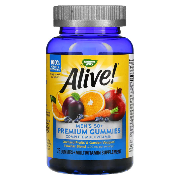 Nature's Way Alive Men's 50+ 75 gummies