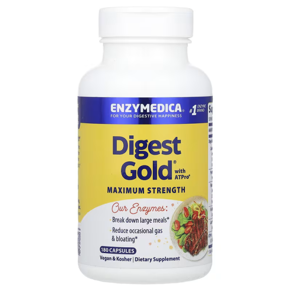 Enzymedica Digest gold with ATPro 180 capsules