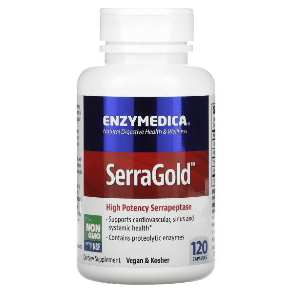 Enzymedica SerraGold 120 capsules