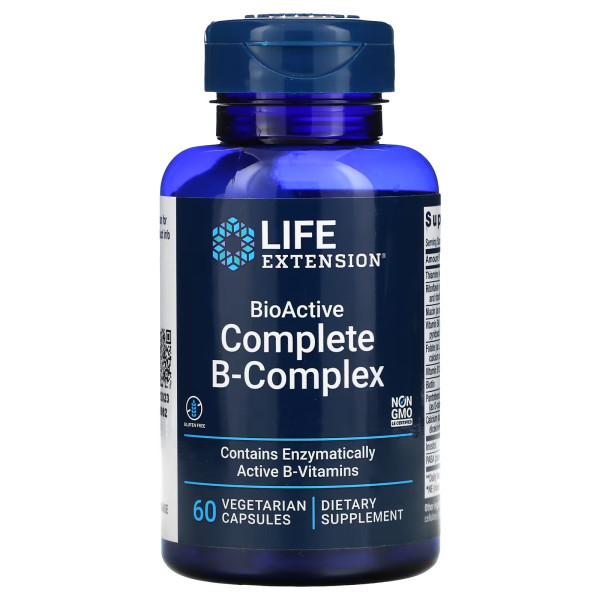 Life Extension BioActive Complete B-Complex 60 veg capsules